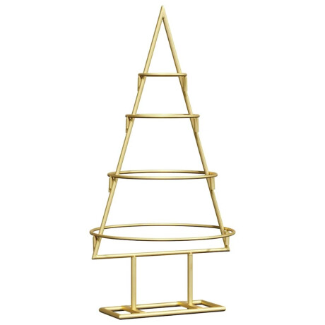 vidaXL Metalen kerstboom met standaard Goud 60 cm Poedergecoat staal afbeelding2 - 1