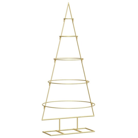 vidaXL Metalen kerstboom met standaard Goud 125 cm Poedergecoat staal afbeelding2 - 1