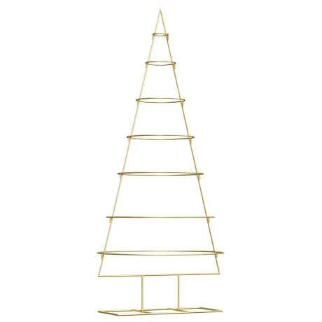 vidaXL Metalen kerstboom met standaard Goud 180 cm Poedergecoat staal afbeelding2 - 1