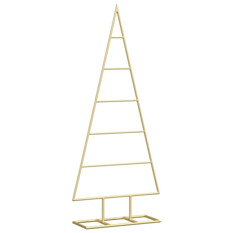 vidaXL Metalen kerstboom met standaard Goud 90 cm Poedergecoat staal afbeelding2 - 1