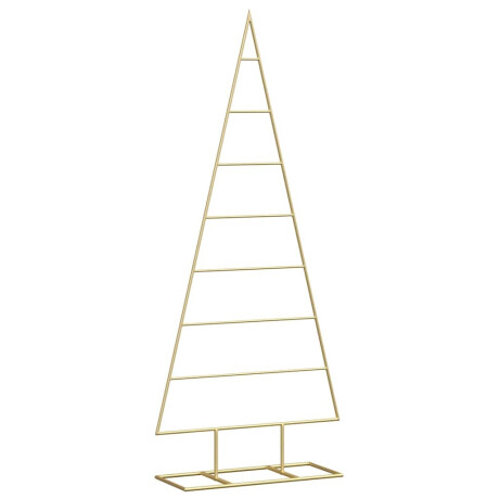 vidaXL Metalen kerstboom met standaard Goud 125 cm Poedergecoat staal afbeelding2 - 1