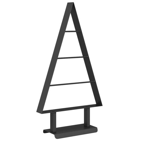vidaXL Metalen kerstboom met standaard Zwart 60 cm Staal afbeelding2 - 1