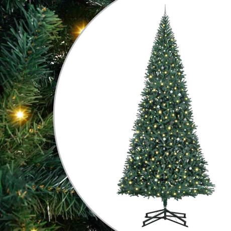 vidaXL Kunstkerstboom Groen 500 cm Extra groot Diverse PVC afbeelding2 - 1