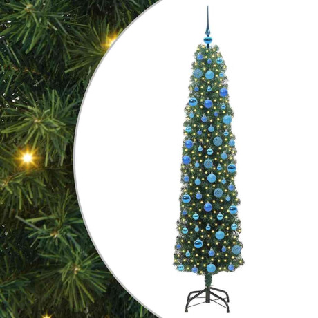vidaXL Kunstkerstboom Groen 180 cm PVC en Staal en Kunststof afbeelding2 - 1