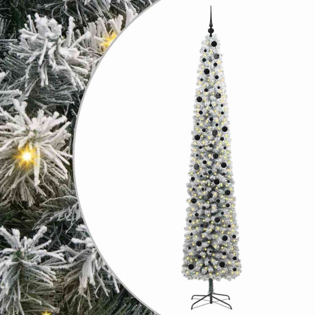 vidaXL Kunstkerstboom Groen 300 cm PVC en Staal en Kunststof afbeelding2 - 1
