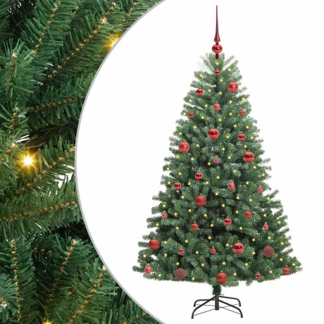 vidaXL Kunstmatige Inklapbare Kerstboom Groen 150 cm PVC en Metaal afbeelding2 - 1