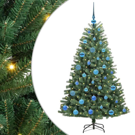 vidaXL Kunstmatige Inklapbare Kerstboom Groen 150 cm PVC en Metaal afbeelding2 - 1