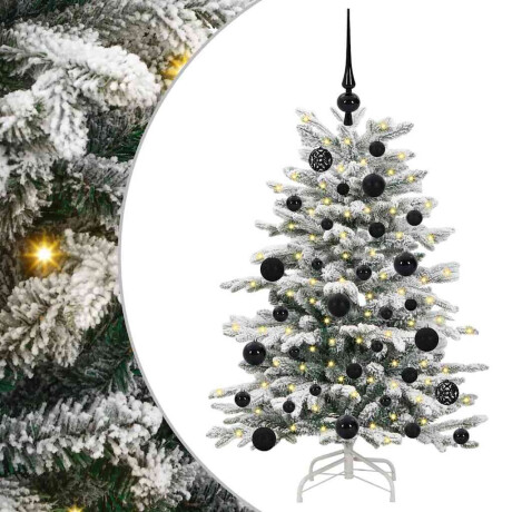 vidaXL Kunstmatige Inklapbare Kerstboom Wit 120 cm PE en PVC afbeelding2 - 1