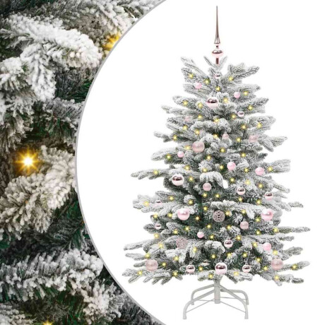vidaXL Kunstmatige Inklapbare Kerstboom Wit 120 cm PE en PVC afbeelding2 - 1