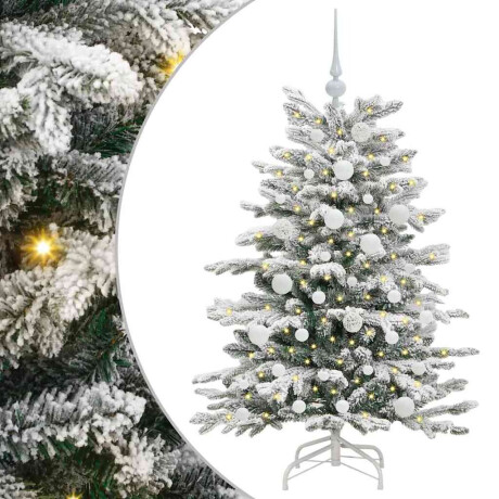 vidaXL Kunstmatige Inklapbare Kerstboom Wit 120 cm PE en PVC afbeelding2 - 1