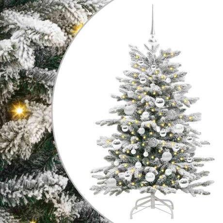 vidaXL Kunstmatige Inklapbare Kerstboom Wit 120 cm PE en PVC afbeelding2 - 1