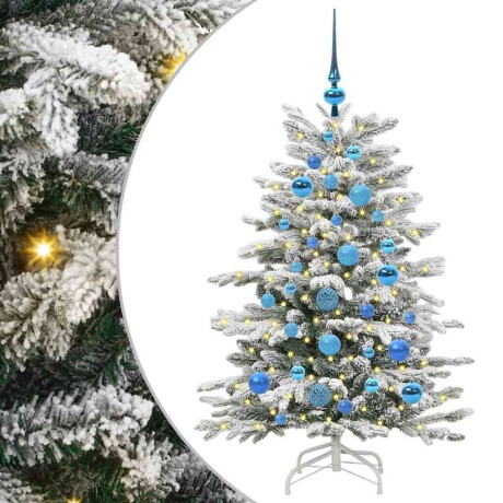 vidaXL Kunstmatige Inklapbare Kerstboom Wit 120 cm PE en PVC afbeelding2 - 1