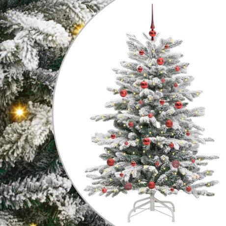 vidaXL Kunstmatige Inklapbare Kerstboom Wit 150 cm PE en PVC afbeelding2 - 1