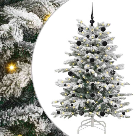 vidaXL Kunstmatige Inklapbare Kerstboom Wit 150 cm PE en PVC afbeelding2 - 1