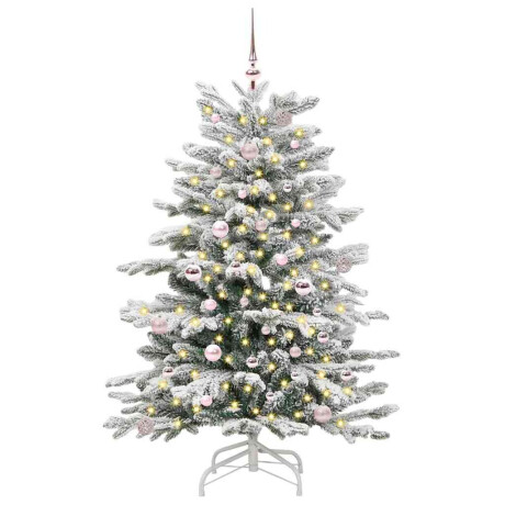 vidaXL Kunstmatige Inklapbare Kerstboom Wit 150 cm PE en PVC afbeelding2 - 1
