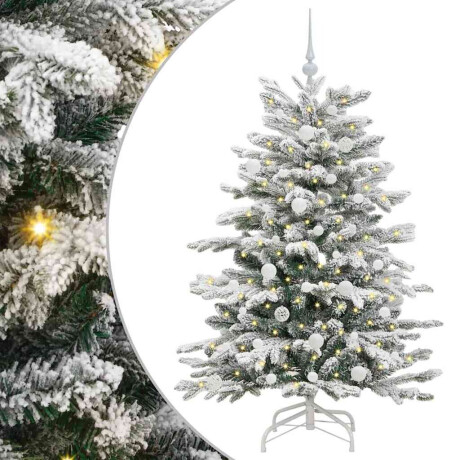 vidaXL Kunstmatige Inklapbare Kerstboom Wit 150 cm PE en PVC afbeelding2 - 1