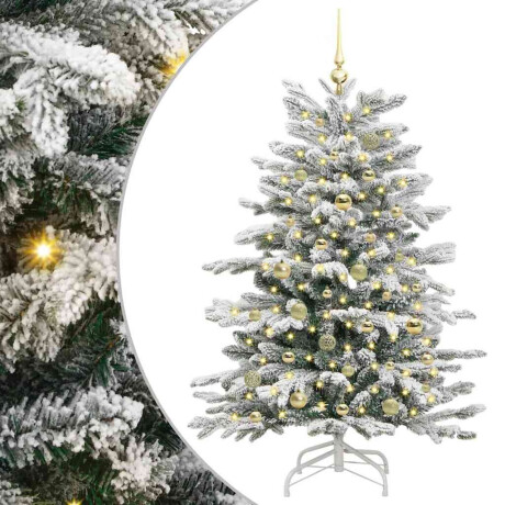 vidaXL Kunstmatige Inklapbare Kerstboom Wit 150 cm PE en PVC afbeelding2 - 1
