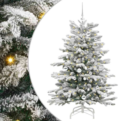 vidaXL Kunstmatige Inklapbare Kerstboom Wit 150 cm PE en PVC afbeelding2 - 1