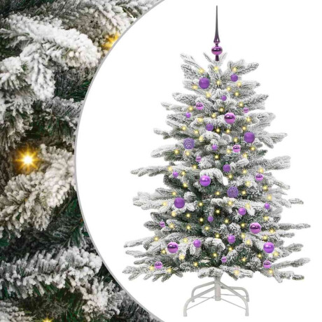 vidaXL Kunstmatige Inklapbare Kerstboom Wit 150 cm PE en PVC afbeelding2 - 1