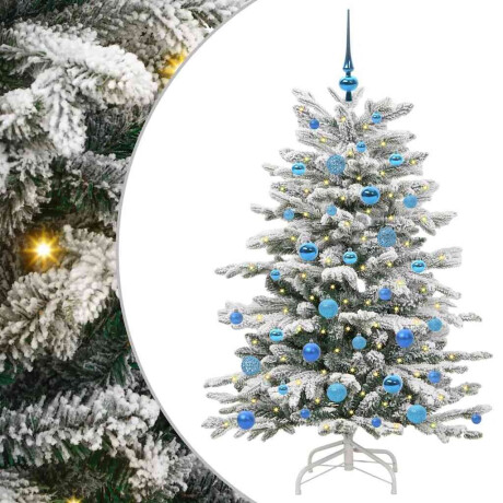 vidaXL Kunstmatige Inklapbare Kerstboom Wit 150 cm PE en PVC afbeelding2 - 1