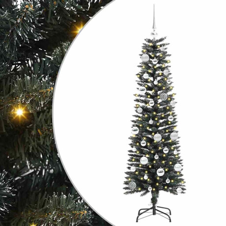 vidaXL Kunstkerstboom Groen 43 x 43 x 150 cm PVC en Plastic en Staal afbeelding2 - 1