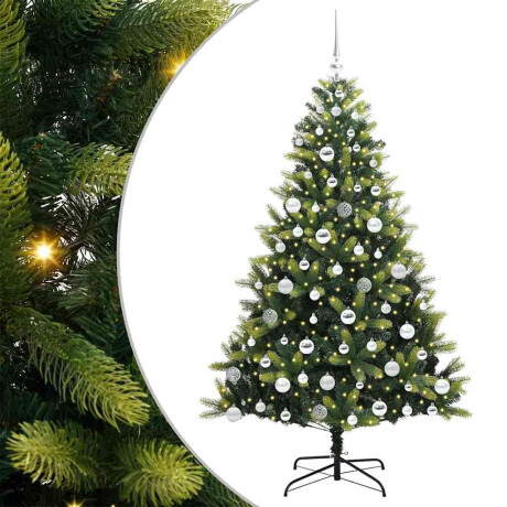 vidaXL Kunstmatige Hinge Kerstboom 300 LEDs Groen 180 cm PVC en PE afbeelding2 - 1