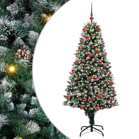 vidaXL Kunstkerstboom Groen 180 cm PVC en Staal en Kunststof afbeelding2 - 1