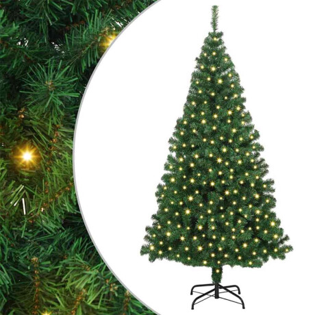 vidaXL Kunstkerstboom Groen 180 cm PVC en Staal en Kunststof afbeelding2 - 1