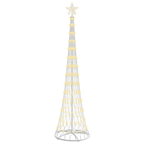 vidaXL LED Kerstboom met 290 LED met standaard Warmwit 250 cm Metaal afbeelding2 - 1