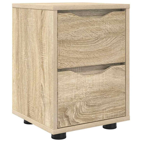 vidaXL Nachtkastje Sonoma Eiken 30,5 x 30 x 43 cm Bewerkt hout afbeelding2 - 1