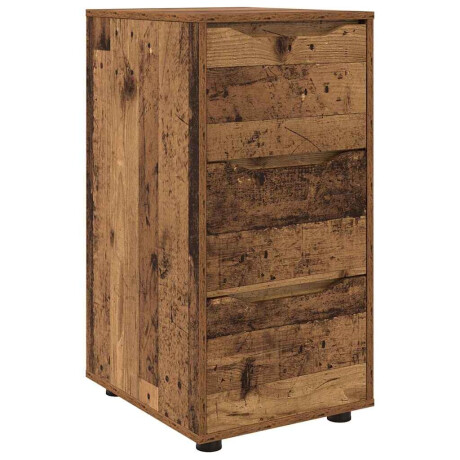 vidaXL Opbergkast Oud Hout 40 x 48 x 81 cm Bewerkt hout afbeelding2 - 1