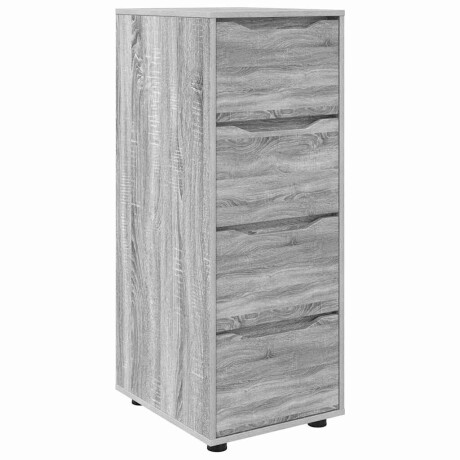 vidaXL Opbergkast Grijs Sonoma 40 x 48 x 105 cm Bewerkt hout afbeelding2 - 1