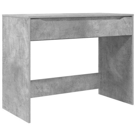 vidaXL Bureau met lade Beton Grijs 100 x 50 x 78 cm Bewerkt hout afbeelding2 - 1