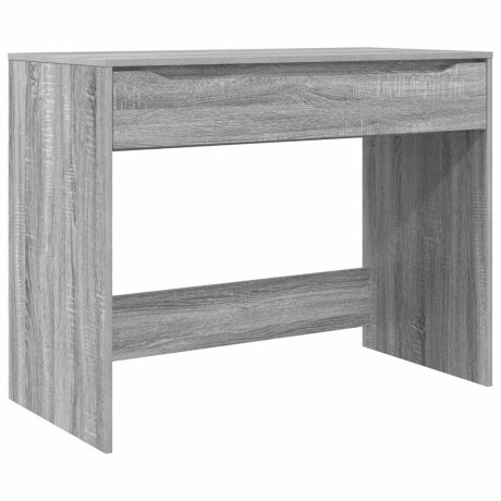vidaXL Bureau met lade Grijs Sonoma 100 x 50 x 78 cm Bewerkt hout afbeelding2 - 1