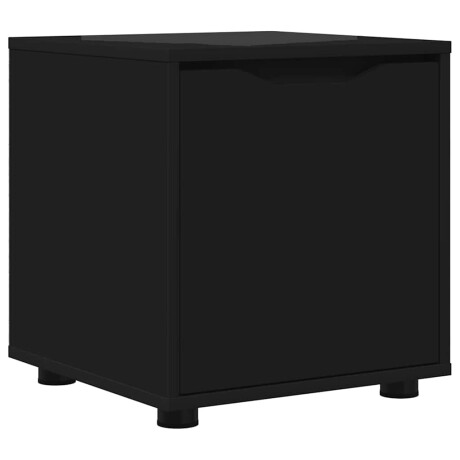 vidaXL Badkamer Kast Zwart 40,5 x 40 x 44 cm Bewerkt hout afbeelding2 - 1