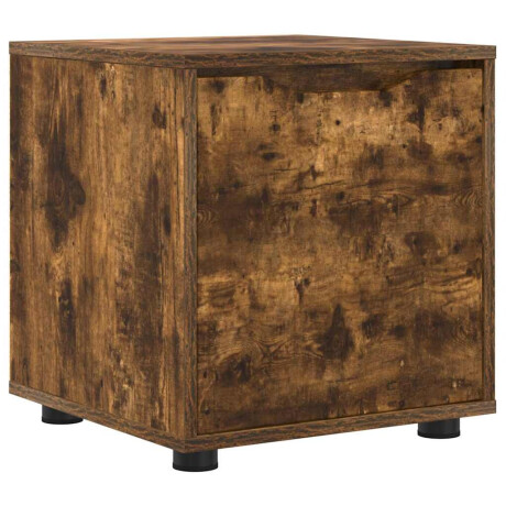 vidaXL Badkamer Kast Gerookt eiken 40,5 x 40 x 44 cm Bewerkt hout afbeelding2 - 1