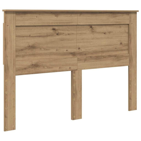 vidaXL Hoofdbord met hoofdeinde Wit 140 cm Bewerkt hout afbeelding2 - 1