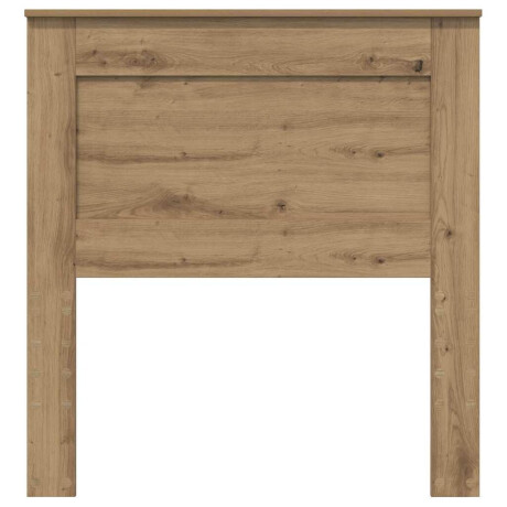 vidaXL Hoofdbord met hoofdeinde Artisan Eiken 100 cm Bewerkt hout afbeelding2 - 1