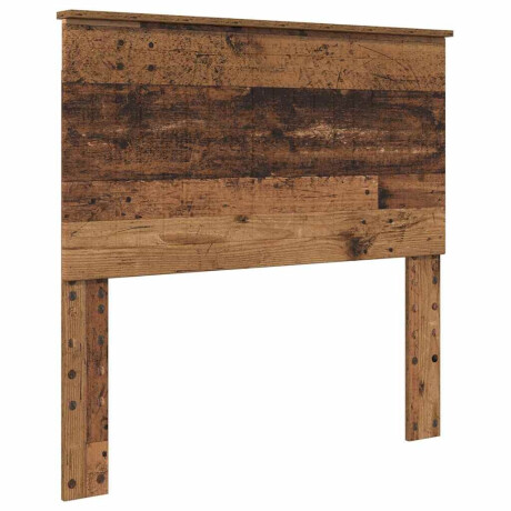 vidaXL Hoofdbord met hoofdeinde Oud Hout 100 cm Bewerkt hout afbeelding2 - 1