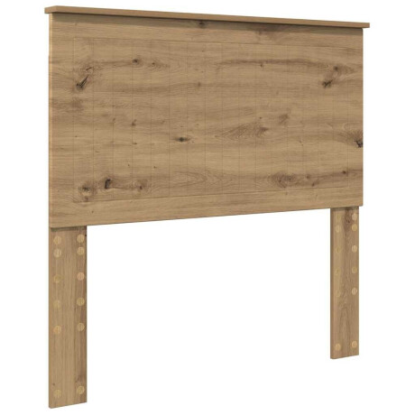 vidaXL Hoofdbord met hoofdeinde Artisan Eiken 100 cm Bewerkt hout afbeelding2 - 1