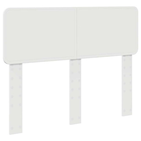 vidaXL Hoofdbord met hoofdeinde Wit 135 cm Bewerkt hout afbeelding2 - 1