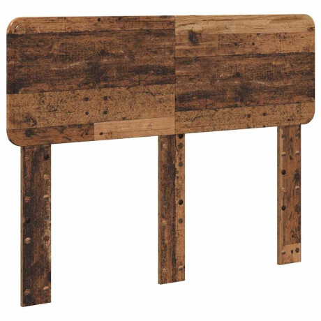 vidaXL Hoofdbord met hoofdeinde Oud Hout 135 cm Bewerkt hout afbeelding2 - 1