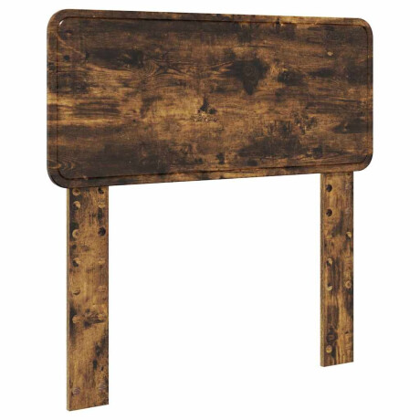 vidaXL Hoofdbord met hoofdeinde Gerookt eiken 100 cm Bewerkt hout afbeelding2 - 1