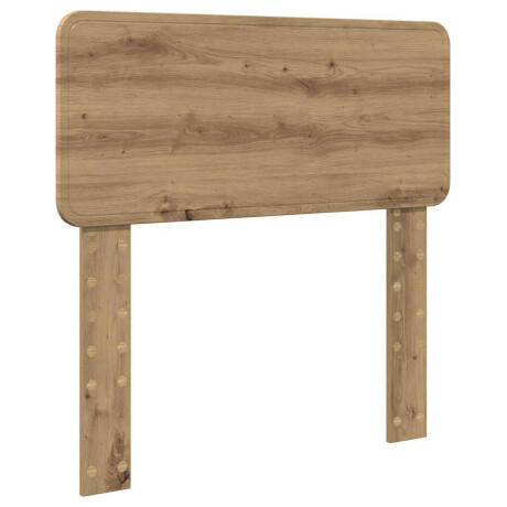 vidaXL Hoofdbord met hoofdeinde Artisan Eiken 75 cm Bewerkt hout afbeelding2 - 1