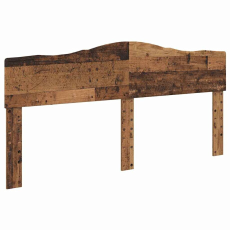 vidaXL Hoofdbord met hoofdeinde Oud Hout 180 cm Bewerkt hout afbeelding2 - 1