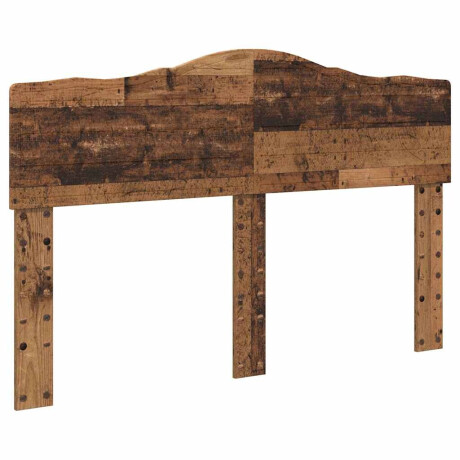vidaXL Hoofdbord met hoofdeinde Oud Hout 160 cm Bewerkt hout afbeelding2 - 1