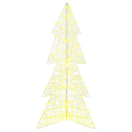 vidaXL Kerstboom met 160 LED Warmwit 150 cm Acryl afbeelding2 - 1
