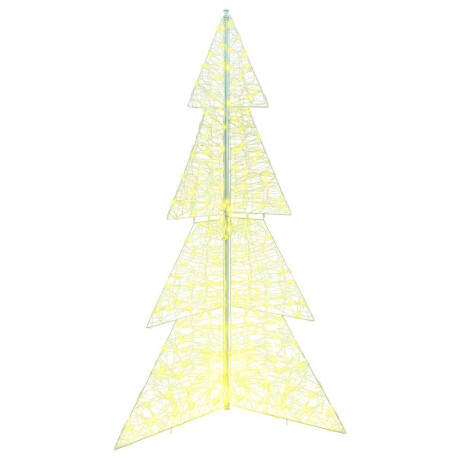 vidaXL Kerstboom met 240 LED Warmwit 180 cm Acryl afbeelding2 - 1