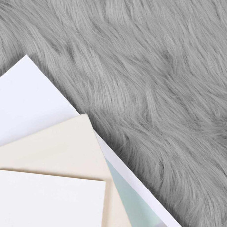 vidaXL Tapijt van imitatie TAFALLA Grijs 160 x 230 cm Polyester afbeelding2 - 1