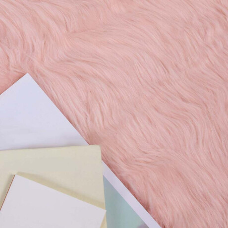 vidaXL Tapijt van imitatie TAFALLA Roze 100 x 200 cm Polyester afbeelding2 - 1